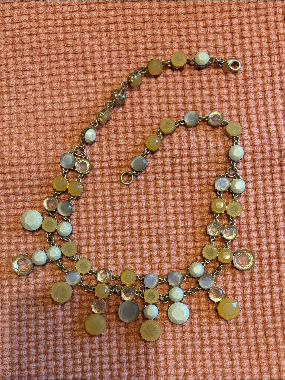 J. Crew vintage acrylic necklace